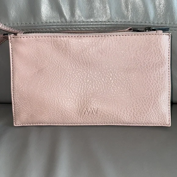 Matt & Nat Blush Pink vegan Leather Crossbody Bag - Picture 2 of 7